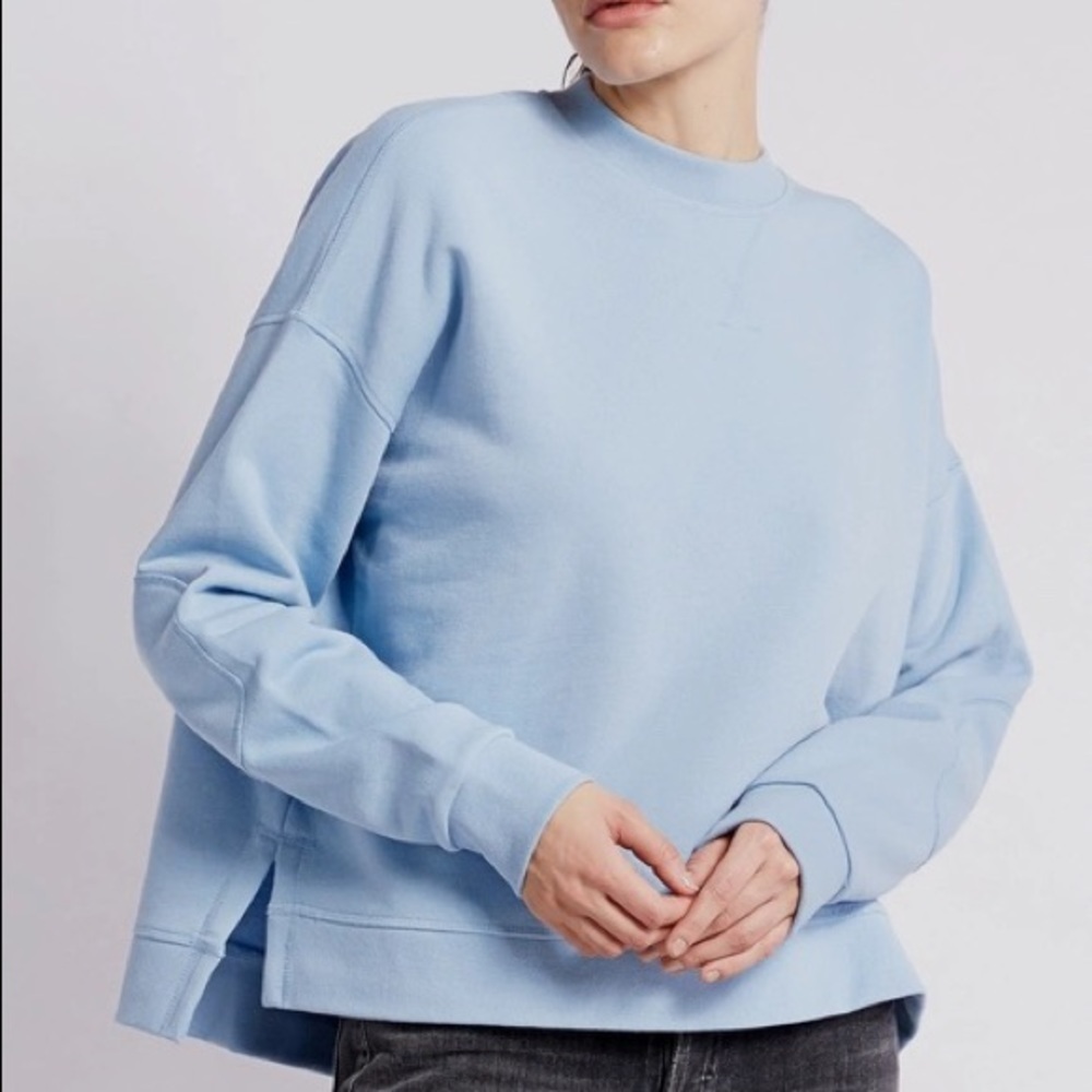 Ganni Isoli Sweatshirt Blue (120)